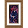 thumbnail image 1 of Ernst Ludwig Kirchner 2x Matted 16x24 Gold Ornate Framed Art Print 'Portrait of Art Dealer Manfred Shames', 1 of 2