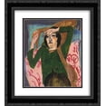 thumbnail image 1 of Ernst Ludwig Kirchner 2x Matted 20x22 Black Ornate Framed Art Print 'Woman in a Green Blouse', 1 of 2