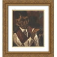 thumbnail image 1 of Ernst Ludwig Kirchner 2x Matted 20x24 Gold Ornate Framed Art Print 'Portrait of Otto Mueller with Pipe', 1 of 2