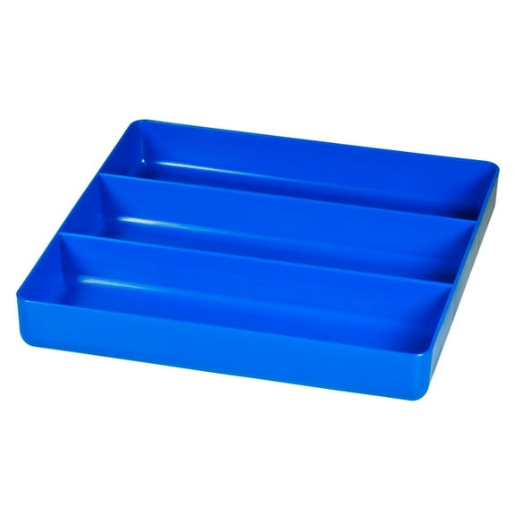 Ernst Manufacturing 5022 Tool And Part Organizer Tray, Blue, 3-Compartments
