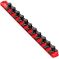 thumbnail image 1 of Ernst Manufacturing 8416-Red-1/2 13-Inch Socket Organizer and 11-1/2-Inch Twist Lock Clips, 1 of 5