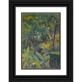 thumbnail image 1 of Ernst Schiess 11x14 Black Ornate Wood Framed Double Matted Museum Art Print Titled: Southern Garden, 1 of 5