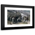 thumbnail image 1 of Ernst Stückelberg 14x11 Black Modern Framed Museum Art Print Titled - The Funeral After the Landslide of Spiringen, Uri 1887 (1893), 1 of 5