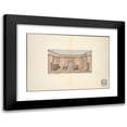thumbnail image 1 of Ernst Stern 24x18 Black Modern Framed Museum Art Print Titled - Hall in Jourdain's House. I. Bild (1912), 1 of 5