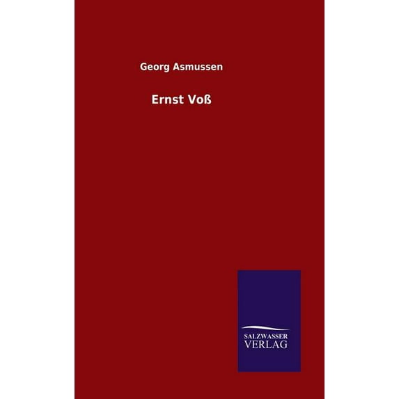 Ernst VoÃ, (Hardcover)