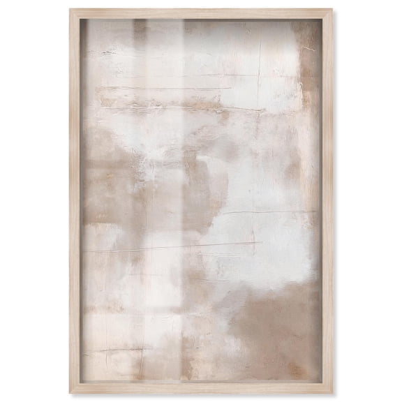 Eroded Echoes II Shadowbox Print Boho Wall Decor by Art Remedy, Blonde Frame, 10 x 15