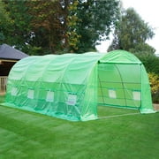 Erommy 20' x 10' x 7' Greenhouse Large Gardening Plant Hot House Portable Walking in Tunnel Tent