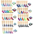 thumbnail image 1 of Eros 6013CLC-ASST Boys & Girls Low Cut Novelty Socks - Assorted Prints - Size 6-8 - Pack of 120, 1 of 1