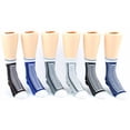 thumbnail image 1 of Eros 6013DC-BSNK Boys & Girls Novelty Crew Socks - Sneaker Print - Size 4-6 - Pack of 24, 1 of 1