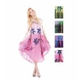 thumbnail image 1 of Eros ATTAF1143 Womens Rayon Painted Print Dresses, Palm Tree Prints - Assorted Colors - Case of 48, 1 of 1