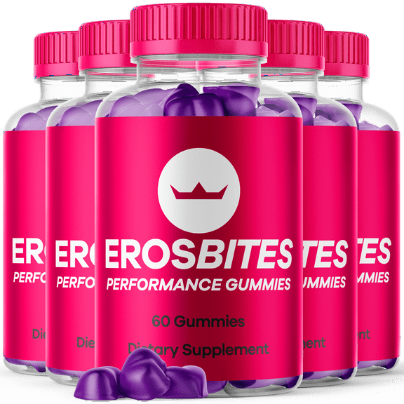 Eros Bites Gummies for Men Maximum Strength Vitamin Supplement 300 Gummies