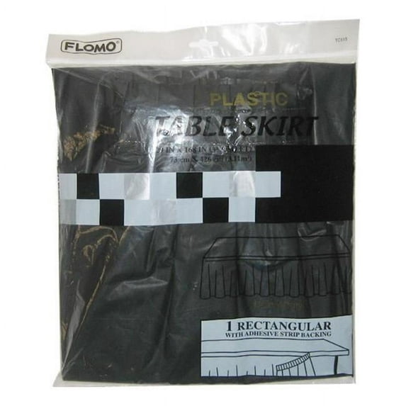 Eros F01-TK515 Black Table Skirts - Pack of 36