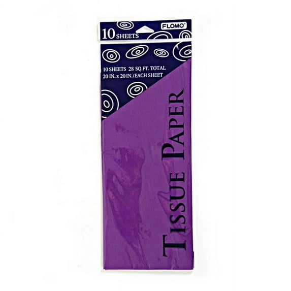 Eros F01-TS1023 Purple Tissue Paper - 10 Sheet per Pack - Case of 60