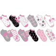 thumbnail image 1 of Eros G01-QNBC10001 Womens Low Cut Socks - Pink Breast Cancer Awareness Patterns, Size 9-11 - Case of 180, 1 of 1