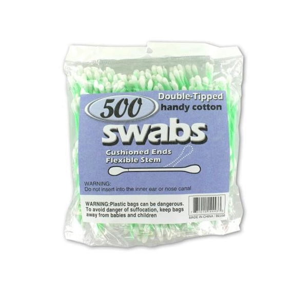 Eros KOLBE058 Double-Tipped Cotton Swabs - Case of 24