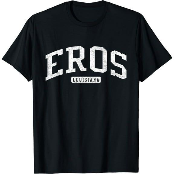Eros Louisiana LA JS03 College University Style T-Shirt