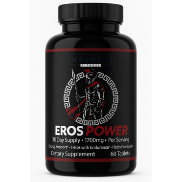 Eros Power Pills For Men – Maximum Strength Male Support, 180 Capsules, All-Natural
