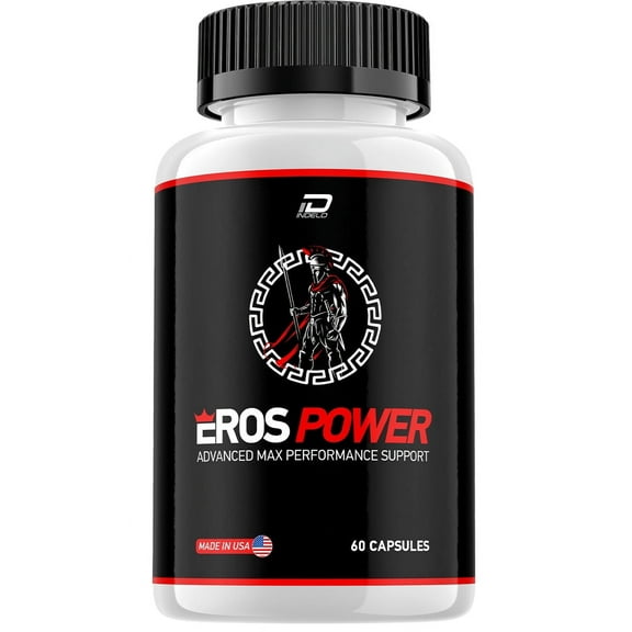 Eros Power for Men Capsules ErosPower Pills, Eros Power Advanced Formula, 1 Pack, 60 Capsules