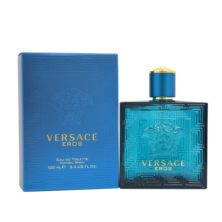 香水(男性用) Versace Eros pour homme Eau de Toilette Eros by Versace: Aromatic Mint & Lemon Scented Eau De Toilette