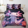 thumbnail image 1 of Erosebridal 3D Axolotl Bed in a Bag, Kawaii Animal Bed Set, Marine Ocean Reversible Comforter Sets, Breathable Room Decor, 7 Pieces, 1 of 6