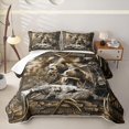 thumbnail image 1 of Erosebridal 3D Bear Print Twin Quilt Set for Boys, Rustic Branches Twin Coverlet Set, 2-Piece, 1 of 7