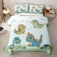 thumbnail image 1 of Erosebridal 3D Cartoon Dino Twin Quilt Set,Cute Mountain Animal Twin Coverlet Set For Boys,2pcs, 1 of 7