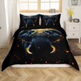 thumbnail image 1 of Erosebridal 3D Elephant Comforter Cover Full, Woodland Wildlife Bedding Sets Full Size, Reversible 3pcs, (No Comforter), 1 of 6