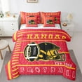 thumbnail image 1 of Erosebridal 3D Rugby Print Bed in a Bag Twin size, American Football City Bed Set, Sports Theme Decor, 7pcs, 1 of 5