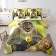 thumbnail image 1 of Erosebridal 3D Wild Monkey Bedding Sets King Size, Woodland Animal Wildlife Comforter Sets with Sheets, Super Cozy 7 Pieces, 1 of 5