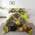 thumbnail image 1 of Erosebridal 3D Wild Monkey Bedding Sets Queen with Comforter, Woodland Animal Wildlife Duvet Insert, Reversible 3pcs, 1 of 7