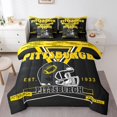 thumbnail image 1 of Erosebridal 7 Piece Bed in a Bag Twin Size Comforter Set American Football Bedding Set,Football Reversible Bed Set,Sports Fan Comforter with Sheet Set,All Season, 1 of 5
