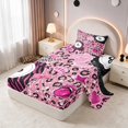 thumbnail image 1 of Erosebridal 8 Ball Twin Sheets Girly Bedding, Hot Pink 3-Piece (1 Flat Sheet, 1 Fitted Sheet and 1 Pillowcase), 1 of 6
