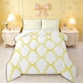 thumbnail image 1 of Erosebridal Abstract Bow Plaid Full Size Comforter Sets 3 Pieces for Teens,Kids Girls Yellow Bow Knot Bedding Sets,Microfiber Bedroom Decor, 1 of 6