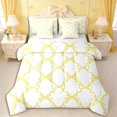 thumbnail image 1 of Erosebridal Abstract Bow Plaid Twin Bedding Sets 7-Piece for Teens,Kids Girls Yellow Bow Knot Bedding Comforter Set,Microfiber Bedroom Decor, 1 of 6