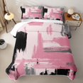 thumbnail image 1 of Erosebridal Abstract Brush Graffiti Quilt Full,Modern Art Full Bedspread Sets For Girls,3-Piece, 1 of 7