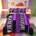 thumbnail image 1 of Erosebridal Abstract Cheetah Print Full Size Comforter Sets,Classic Leopard Bedding Comforter Set,Black Reversible,3-Piece,1 Comforter and 2 Pillowcases, 1 of 7