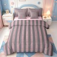 thumbnail image 1 of Erosebridal Abstract Line Art 7-Piece Twin Bedding,Modern Stripes Bedding Comforter Set,Pink Reversible, 1 of 7