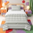thumbnail image 1 of Erosebridal Abstract Line Art Twin Comforter Sets,Aesthetic Stripes Bedding Set,Reversible,2-Piece,1 Comforter and 1 Pillowcase, 1 of 7