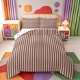 thumbnail image 1 of Erosebridal Abstract Striped King Size Comforter Sets,Geometric Lines Print Comforters King Size,Polkadot Reversible,3 Pieces,1 Comforter and 2 Pillowcases, 1 of 7