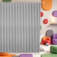 thumbnail image 1 of Erosebridal Abstract Striped Shower Curtain 72Wx72L,Geometric Line Pattern Bathroom Curtain, 1 of 5