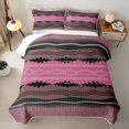 thumbnail image 1 of Erosebridal Abstract Wavy Stripe Bed Spread Queen,Geometric Line Texture Queen Coverlet Set For Girls,3pcs, 1 of 7