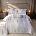 thumbnail image 1 of Erosebridal Aesthetic Watercolor Twin Coverlet Set, Purple Gray Twin Coverlet Set, Reversible 2-Piece 1 Bedspread and 1 Pillowcase, 1 of 7