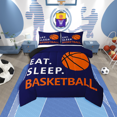 thumbnail image 1 of Erosebridal American Basketball Comforter Sets Queen Size,Ball Game Bedding Queen Comforter Set,Sport Gamer Room Decorative,Reversible,3Pcs, 1 of 8