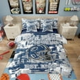 thumbnail image 1 of Erosebridal American Football 7 Pieces Comforter Sets Dallas Bedding Set for All Season Full Size Gifts for Football Fans Football City Bed in a Bag with Comforter, 1 of 5