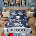 thumbnail image 1 of Erosebridal American Football Bedding Queen Size, Soccer Sports Duvet Set, Navy Grey, Ultra Soft 7 Pieces, 1 of 5