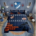 thumbnail image 1 of Erosebridal American Football Bedding Sets with Comforter, Vintage Rugby Duvet Insert, Soccer Sports Decor, Breathable, 1 of 8