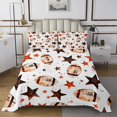 thumbnail image 1 of Erosebridal American Football Bedspread Sets Twin Size, Soccer Sport Bed Quilt, Stars Room Decorative, Ultra Soft 2-Piece, 1 of 5