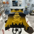 thumbnail image 1 of Erosebridal American Football City Comforter Sets Full Size, Eat Sleep Comforters & Duvets, Soccer Lover Reversible Duvet Insert, Ultra Soft Room Decorative, 3pcs, 1 of 8
