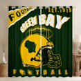 thumbnail image 1 of Erosebridal American Football City Curtains and Drapes (52x84), Eat Sleep 30%-50% Blackout Curtains for Bedroom, Soccer Lover Curtains for Living Room, Window Curtains Room Decor, 1 of 6