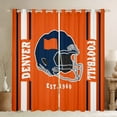 thumbnail image 1 of Erosebridal American Football City Curtains for Living Room,Denver Blackout Curtains Set of 2(38x54),Blue Rugby Helmet Curtains and Drapes(38x54) For Boys,Lightweight Room Decoration, 1 of 6